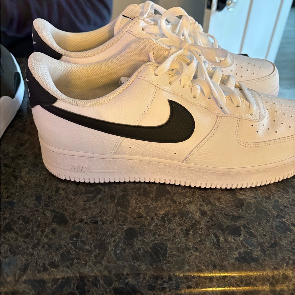 Nike White and Black Athletic Shoes